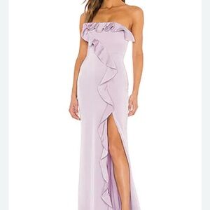 NBD Luna gown in lavender